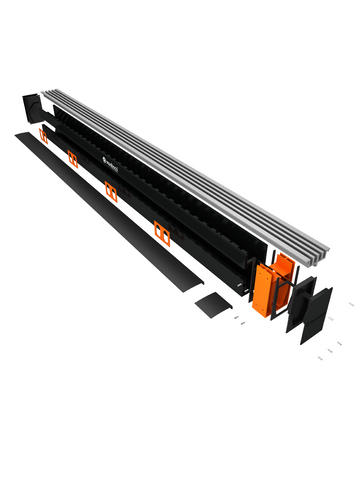 R-47 FLUSH DOOR THRESHOLD DRAIN | 1200mm x 66mm wide x 120mm Deep