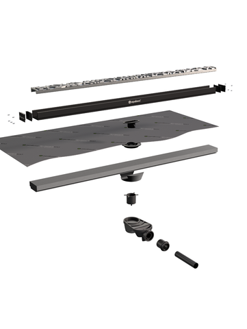 Ribbon Shower Kit | 66mm wide x 133mm Deep - Aquabocci Ltd