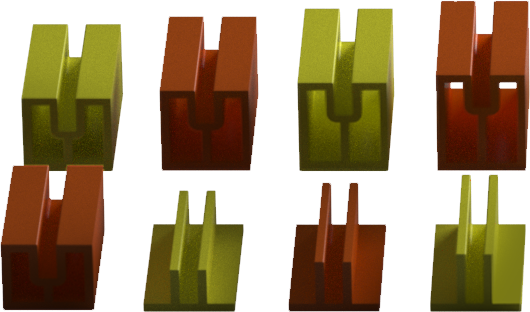 8mm Spacers to increase height of the Blade 4 pcs per pack - Aquabocci Ltd